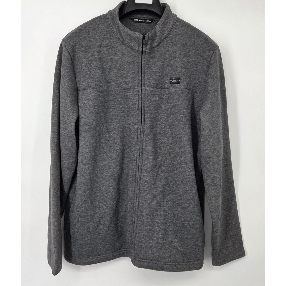 Travis Mathew Koozie 2.0 Jacket‎ Mens XXL 2XL Gray Long Sleeve Outdoor Full Zip